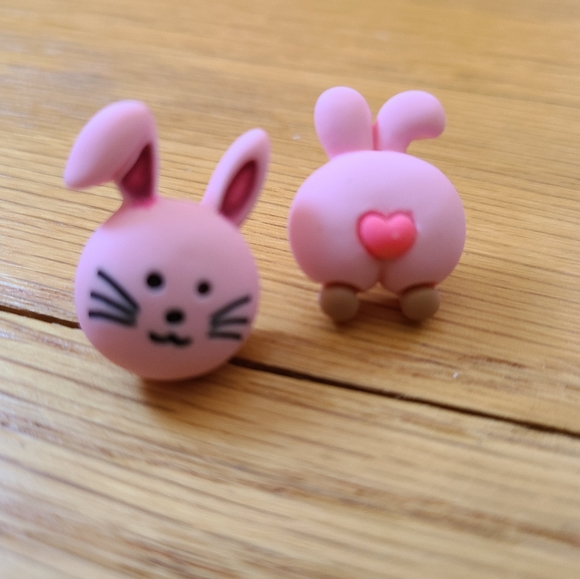 Jewelry - 🐰Brand New Bunny Earrings Face and Backside